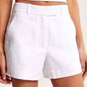 Abercrombie Premium Linen Tailored Short
